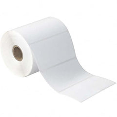 Value Collection - Pack of 12 Rolls, 735 Labels per Roll, 4" x 2" White Paper Thermal Labels - Eagle Tool & Supply