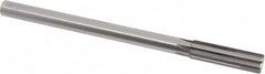 Made in USA - 0.641" Carbide-Tipped 6 Flute Chucking Reamer - Eagle Tool & Supply