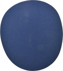 Norton - 12" Diam, 80 Grit Zirconia Alumina Adhesive PSA Disc - Coarse Grade, Blue, Y Weighted Backing, Flexible - Eagle Tool & Supply
