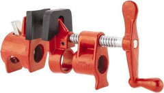 Bessey - 3/4" Pipe, 2-3/8" Throat Depth, Traditional Pipe Clamp - Eagle Tool & Supply