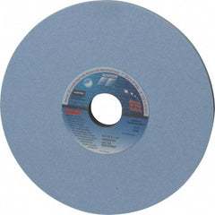 Norton - 8" Diam x 1-1/4" Hole x 1/2" Thick, K Hardness, 80 Grit Surface Grinding Wheel - Ceramic, Type 1, Medium Grade, 3,600 Max RPM, Vitrified Bond, No Recess - Eagle Tool & Supply