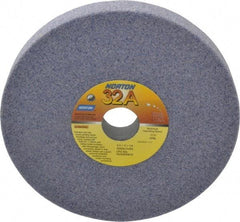 Norton - 8" Diam x 1-1/4" Hole x 1" Thick, H Hardness, 46 Grit Surface Grinding Wheel - Aluminum Oxide, Type 1, Coarse Grade, 3,105 Max RPM, Vitrified Bond, No Recess - Eagle Tool & Supply