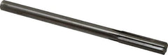 Made in USA - 0.614" Carbide-Tipped 6 Flute Chucking Reamer - Straight Flute, 9/16" Straight Shank, 2-1/4" Flute Length, 9" OAL - Eagle Tool & Supply