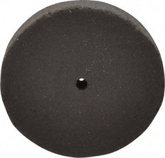 Cratex - 1" Diam x 1/16" Hole x 1/8" Thick, Surface Grinding Wheel - Silicon Carbide, Medium Grade, 25,000 Max RPM, Rubber Bond, No Recess - Eagle Tool & Supply
