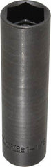 Proto - 1/2" Drive 1-1/8" Deep Impact Socket - 6 Points, 5-3/4" OAL - Eagle Tool & Supply