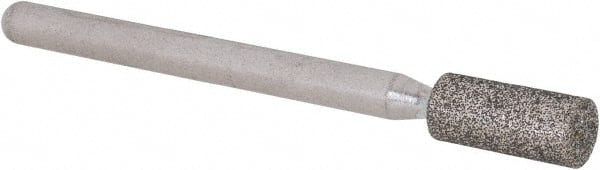 Dremel - 3/16" Head Diam, Cylinder End, Diamond Mounted Point - Eagle Tool & Supply