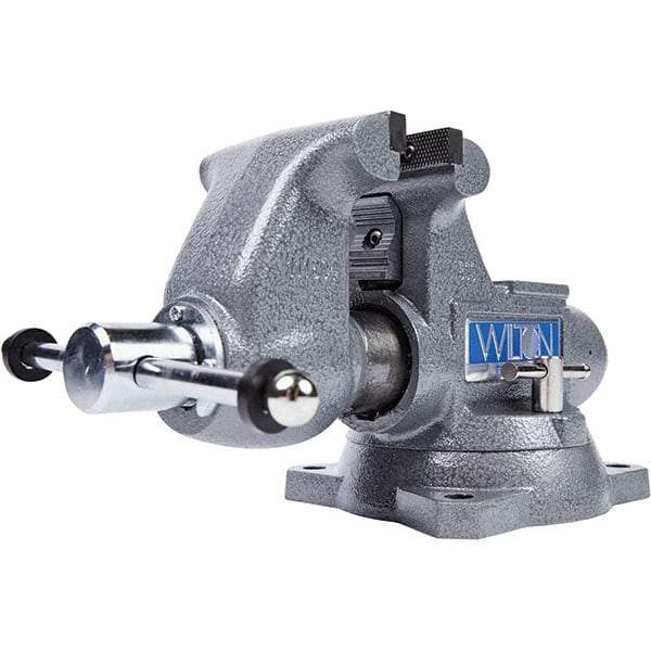Wilton - Bench & Pipe Combination Vises Jaw Width (Inch): 4-1/2 Jaw Opening Capacity (Inch): 4-1/2 - Eagle Tool & Supply