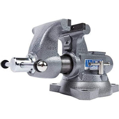 Wilton - Bench & Pipe Combination Vises Jaw Width (Inch): 5-1/2 Jaw Opening Capacity (Inch): 6-1/8 - Eagle Tool & Supply