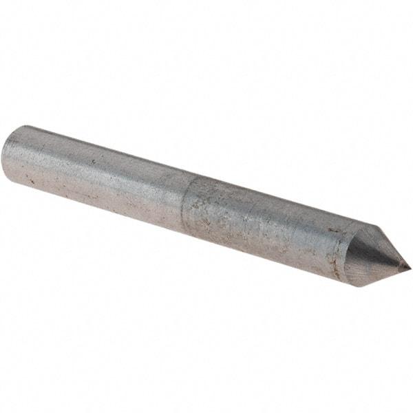 Norton - 1" Long x 3/16" Shank Diam Single Point Diamond Dresser - 60° Included Angle - Eagle Tool & Supply