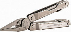 Leatherman - 17 Piece, Multi-Tool Set - Gray, 6-1/4" OAL, 4" Closed Length - Eagle Tool & Supply