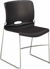 Hon - Polypropylene Lava Stacking Chair - Chrome Frame, 19 Inch Wide x 21 Inch Deep x 29 Inch High - Eagle Tool & Supply