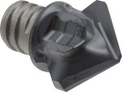 Iscar - MM HDF Grade IC908 Carbide Chamfer Milling Tip Insert - TiAlN Finish, 2 Flutes, 15.7mm Cutting Diam, 14mm Extension - Eagle Tool & Supply