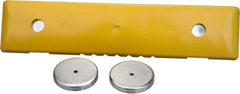 PRO-SAFE - 18" Long x 4" Wide x 1" High, Bumper - Yellow, Plastic - Eagle Tool & Supply