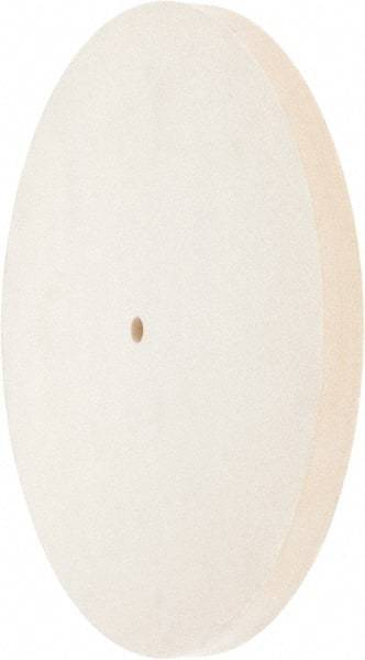 Value Collection - 12" Diam x 3/4" Thick Unmounted Buffing Wheel - 1 Ply, Polishing Wheel, 1/2" Arbor Hole, Medium Density - Eagle Tool & Supply