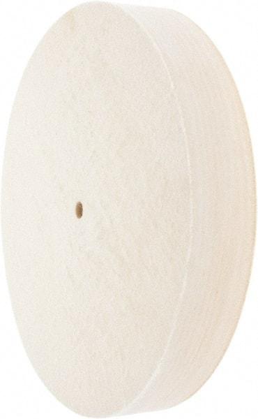 Value Collection - 12" Diam x 2" Thick Unmounted Buffing Wheel - 1 Ply, Polishing Wheel, 1/2" Arbor Hole, Soft Density - Eagle Tool & Supply