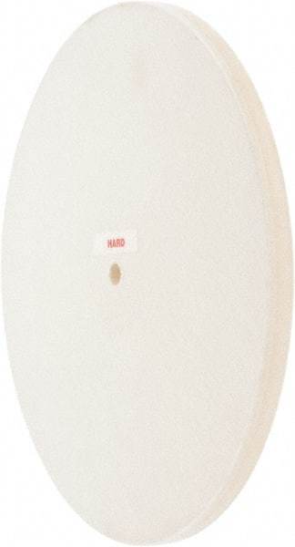Value Collection - 12" Diam x 1/2" Thick Unmounted Buffing Wheel - 1 Ply, Polishing Wheel, 1/2" Arbor Hole, Hard Density - Eagle Tool & Supply