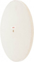 Value Collection - 12" Diam x 1/2" Thick Unmounted Buffing Wheel - 1 Ply, Polishing Wheel, 1/2" Arbor Hole, Hard Density - Eagle Tool & Supply
