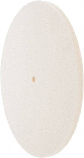Value Collection - 12" Diam x 1/2" Thick Unmounted Buffing Wheel - 1 Ply, Polishing Wheel, 1/2" Arbor Hole, Soft Density - Eagle Tool & Supply