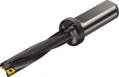 Sandvik Coromant - 90.39mm Max Drill Depth, 5xD, 0.687" Diam, Indexable Insert Drill - 2 Inserts, 1" Shank Diam, Straight Shank - Eagle Tool & Supply