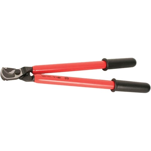 Wiha - 19.6" OAL, 4/0 AWG Capacity, Cable Cutter - Eagle Tool & Supply