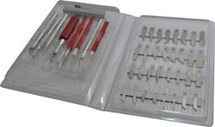 Excel - Hobby Knife Set - 46 Pieces, Includes #1, #2, #5, #18, #30, & #40 Knives, Hobby Awl, Burnisher, Sharpening Stone, 37 Blades - Eagle Tool & Supply