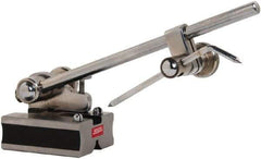 SPI - 2 Spindle, 4 and 7 Inch Spindle Length, Surface Gage - 2-1/4 Inch Long x 1-5/8 Inch Wide Base, 7/8 Inch Overall Height - Eagle Tool & Supply