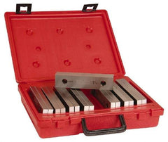 SPI - 16 Piece, 6 Inch Long Parallel Set - 7/8 to 1-3/4 Inch High, 1/2 to 1/2 Inch Thick, 52-58 RC Hardness, Sold as 8 Pair - Eagle Tool & Supply