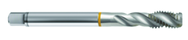 3/4-16 2B 4-Flute Cobalt Yellow Ring Semi-Bottoming 40 degree Spiral Flute Tap-Bright - Eagle Tool & Supply