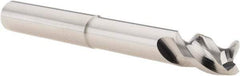 Iscar - 1/2", 3 Flute, Single End, Solid Carbide, 0.03" Corner Radius End Mill - 4-1/2" OAL, Right Hand Flute, 3/4" LOC, Right Hand Cut, 2-1/2" Extended Reach - Eagle Tool & Supply