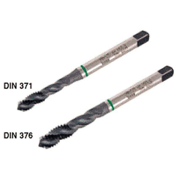 Iscar - M4.5x0.75 Metric Coarse 6H Spiral Flute Tap - High Speed Steel, 70mm OAL, Right Hand Flute, Right Hand Thread, Series TP5 - Exact Industrial Supply