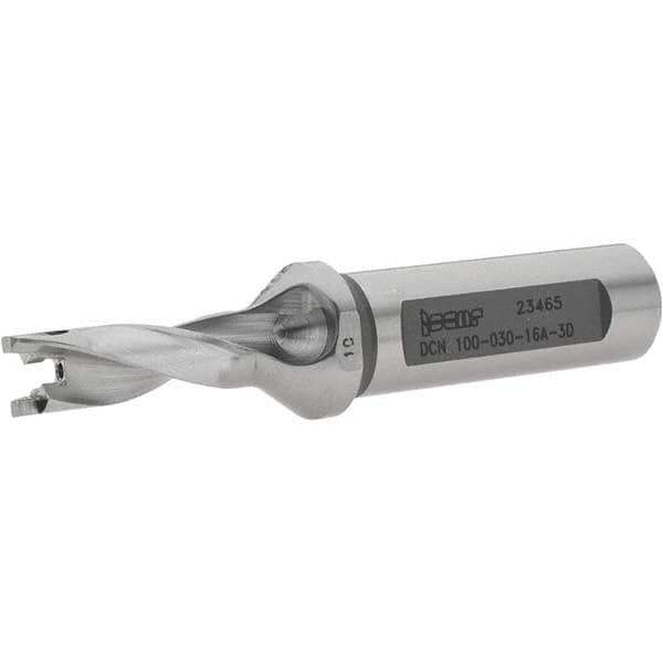 Iscar - 10mm to 10.4mm Diam, 3xD, 30mm Max Depth, 16mm Shank Diam, 94.2mm OAL, Replaceable-Tip Drill - FCP, ICK, ICK-2M, ICM, ICN, ICP, iCP-2M Insert, 10 Seat Size, 91104554 Toolholder, Series SumoCham - Eagle Tool & Supply