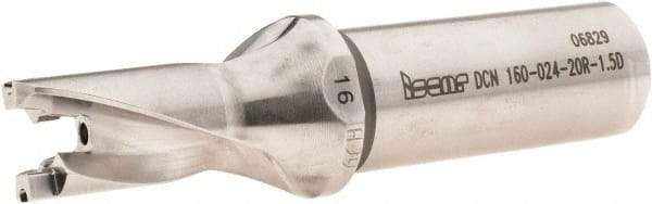 Iscar - 16mm to 16.9mm Diam, 1.5xD, 24mm Max Depth, 20mm Shank Diam, 99.3mm OAL, Replaceable-Tip Drill - FCP, ICK, ICK-2M, ICM, ICN, ICP, iCP-2M Insert, 16 Seat Size, 91104885 Toolholder, Series SumoCham - Eagle Tool & Supply