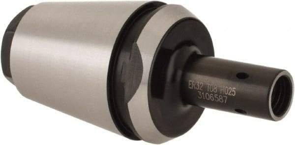 Iscar - Multimaster ER32 Collet Shank Milling Tip Insert Holder & Shank - T08 Neck Thread, 69.6mm OAL, MM S-ER Tool Holder - Eagle Tool & Supply