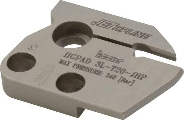 Iscar - Left Hand Cut, 3mm Insert Width, Cutoff & Grooving Support Blade for Indexables - 20mm Max Depth of Cut, 7.2mm Head Projection - Eagle Tool & Supply