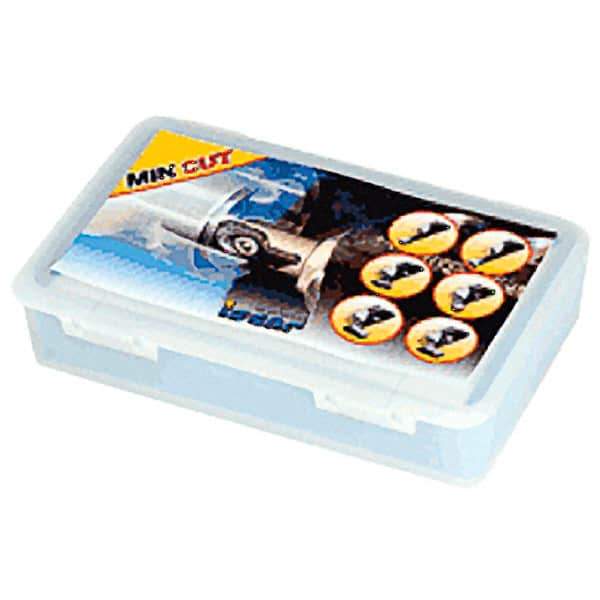 Iscar - 7 Piece, MIFR, MIGR, MITR, MIUR Insert Style, MIFHR Toolholder Style, Indexable Turning Set - 4.03" OAL, 1 Toolholder Included - Eagle Tool & Supply