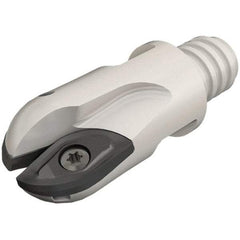 Iscar - 5/8" Cut Diam, 1/2" Max Depth of Cut, 1.44" OAL, Indexable Ball Nose End Mill - 1" Head Length, T10 Modular Connection, BCM-MM Toolholder, BCR... Insert - Eagle Tool & Supply