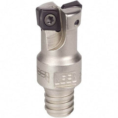 Iscar - 20mm Cutting Diam, 5mm Max Depth of Cut, Modular Connection Indexable Copy End Mill - 3 Inserts, CNHT/MT 07 Insert, E93CN-MM Toolholder - Eagle Tool & Supply