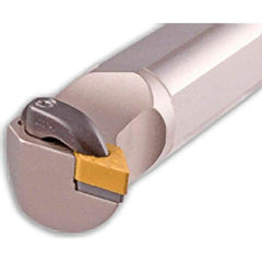 Iscar - 42mm Min Bore Diam, 300mm OAL, 32mm Shank Diam, S-DDUN Indexable Boring Bar - 45mm Max Bore Depth, DNM.. 15.. Insert, Clamp Holding Method - Eagle Tool & Supply