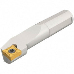 Iscar - 20mm Min Bore Diam, 180mm OAL, 16mm Shank Diam, S-SQLC Indexable Boring Bar - 45mm Max Bore Depth, QCMT 09T3.. Insert, Screw Holding Method - Eagle Tool & Supply