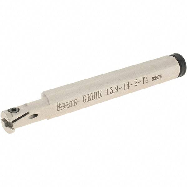 Iscar - 0.551" Min Bore Diam, 5" OAL, 5/8" Shank Diam, GEHI Indexable Boring Bar - 0.157" Max Bore Depth, GEPI Insert, Clamp Holding Method - Eagle Tool & Supply