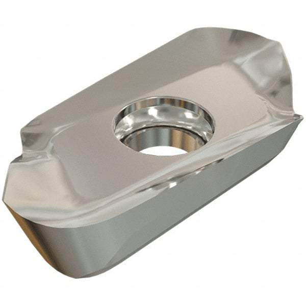Iscar - APCR220632 HM Grade IC28 Carbide Milling Insert - Uncoated, 0.2362" Thick, 3.2mm Corner Radius - Eagle Tool & Supply