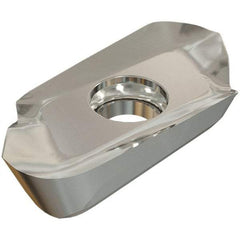 Iscar - APCR220632 HM Grade IC28 Carbide Milling Insert - Uncoated, 0.2362" Thick, 3.2mm Corner Radius - Eagle Tool & Supply
