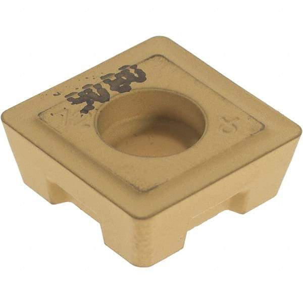 Iscar - SOMT120408 DT Grade IC9080 Carbide Indexable Drill Insert - TiCN/Al2O3/TiN Finish, Square, 1/2" Inscribed Circle - Eagle Tool & Supply