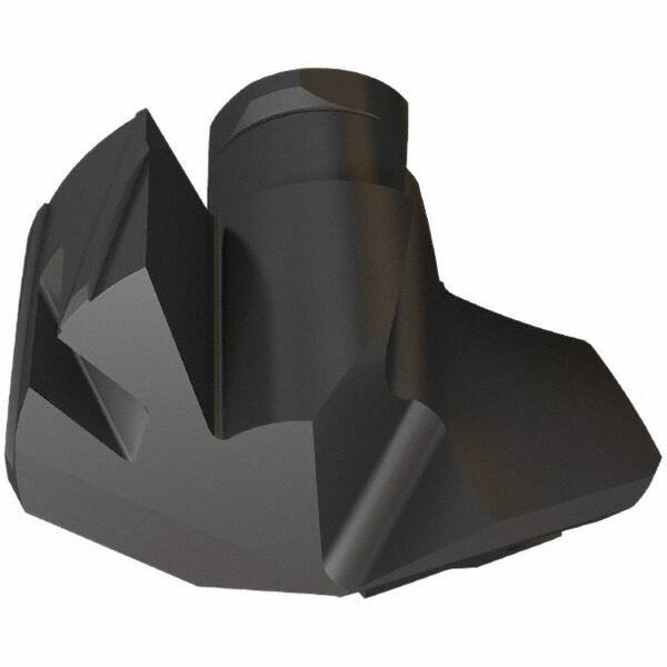 Iscar - Series ICK-2M, 0.906" Diam Grade IC908 140° Replaceable Drill Tip - Carbide, TiAlN Finish, 23 Seat Size, Through Coolant - Eagle Tool & Supply