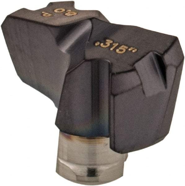 Iscar - Series FCP, 0.315" Diam Grade IC908 Replaceable Drill Tip - Carbide, TiAlN Finish, 8 Seat Size, Through Coolant - Eagle Tool & Supply