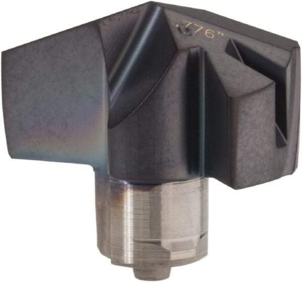Iscar - Series ICP, 0.776" Diam Grade IC908 140° Replaceable Drill Tip - Carbide, TiAlN Finish, 19 Seat Size, Through Coolant - Eagle Tool & Supply