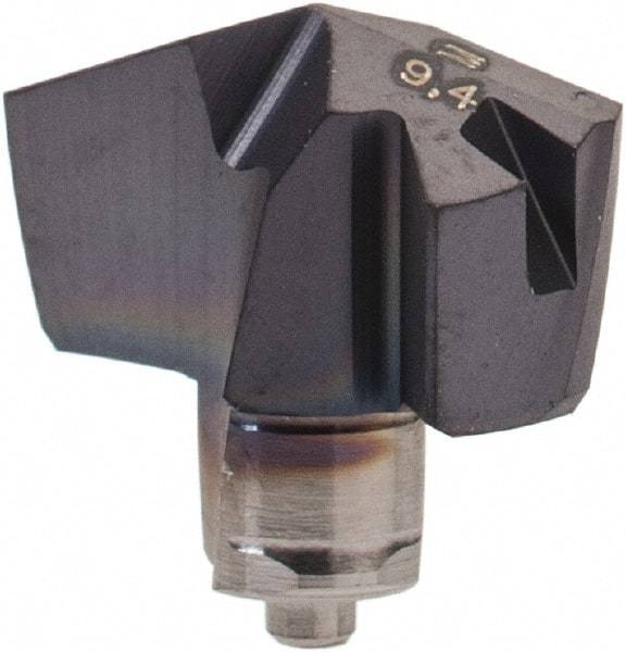 Iscar - Series ICM, 0.37" Diam Grade IC908 140° Replaceable Drill Tip - Carbide, TiAlN Finish, 9 Seat Size, Through Coolant - Eagle Tool & Supply