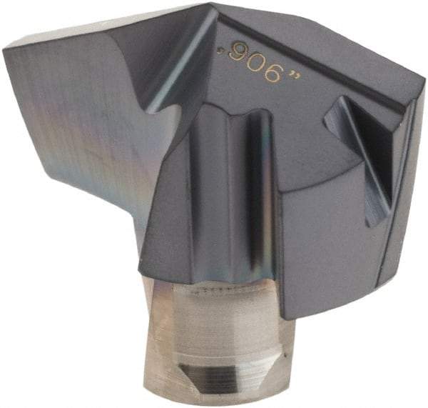 Iscar - Series ICP, 0.906" Diam Grade IC908 140° Replaceable Drill Tip - Carbide, TiAlN Finish, 23 Seat Size, Through Coolant - Eagle Tool & Supply