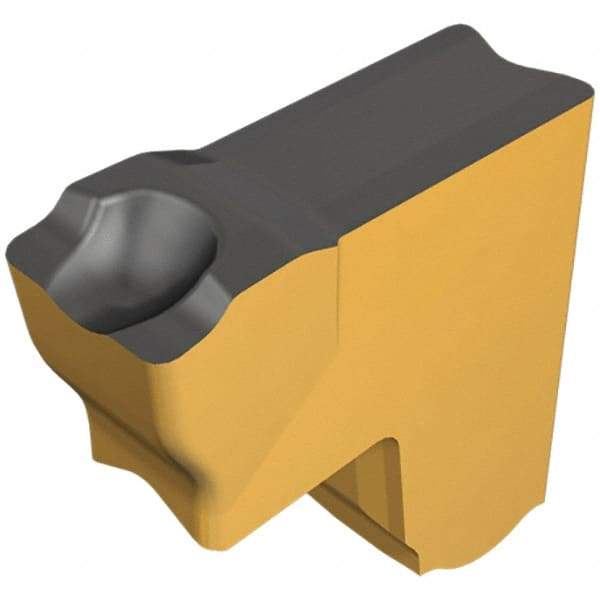 Iscar - TAG UT IC908 Grade, 0.197" Cutting Width, Carbide Cutoff Insert - Neutral Lead Angle, 0.0118" Cnr Rad, TiAlN Coated, Single End - Eagle Tool & Supply