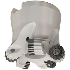 Iscar - 40mm Cut Diam, 6mm Max Depth, 16mm Arbor Hole, 4 Inserts, RC.. Insert Style, Indexable Copy Face Mill - FRW Cutter Style, 40mm High, Through Coolant, Series MillShred - Eagle Tool & Supply